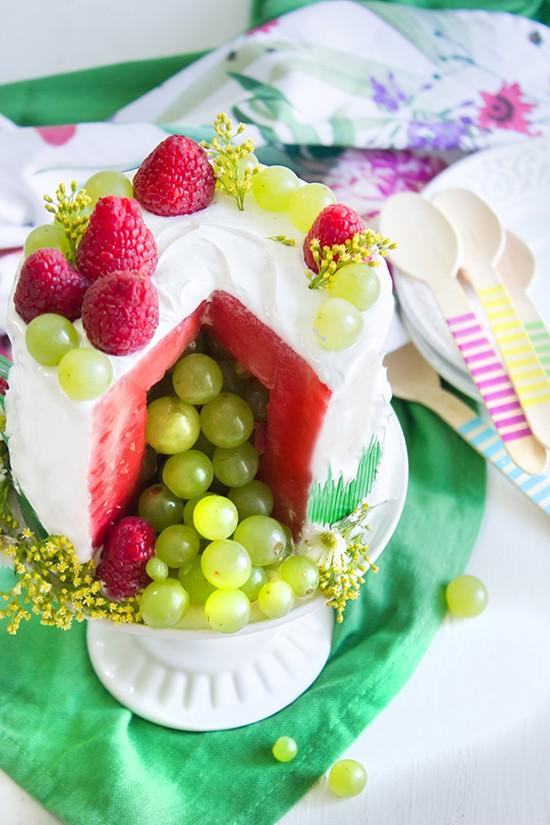 Pastel sorpresa de sandia 4