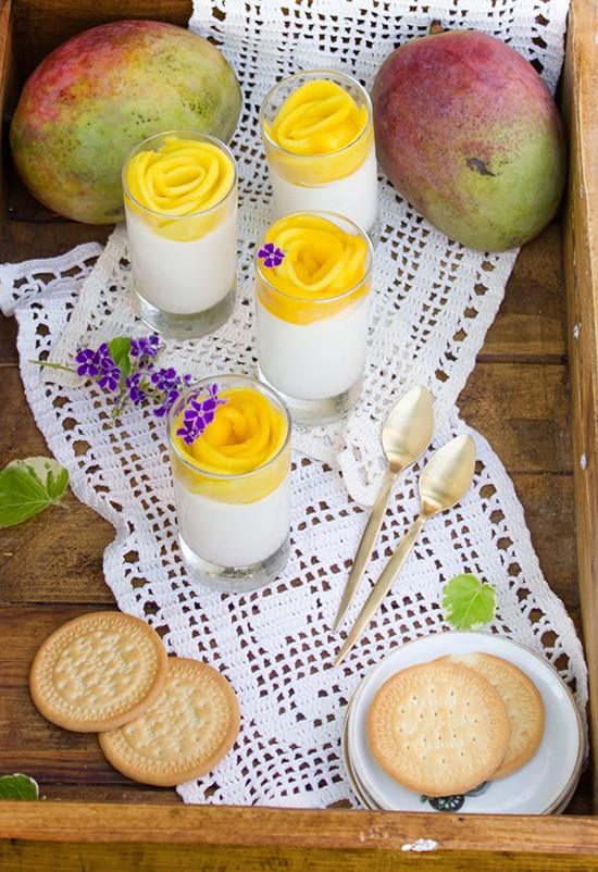Cheesecake mousse de mango 1