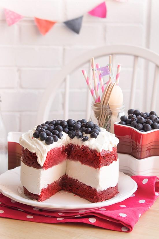 Pastel helado de Red Velvet 3