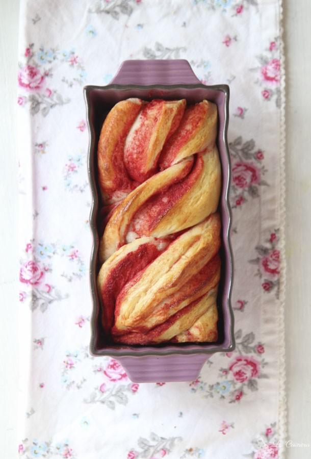 Brioche de frambuesa