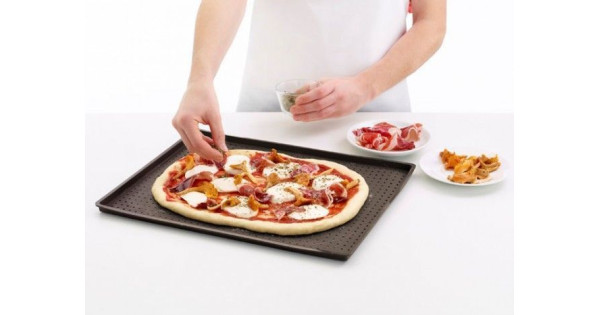 Plancha perforada de silicona Pizza Mat Lékué