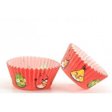Cápsulas cupcakes Angry Birds