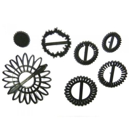 Sello Marcador Patchwork Pack 7 Flor Gerbera