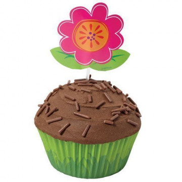 Set para cupcakes: Flores Wilton
