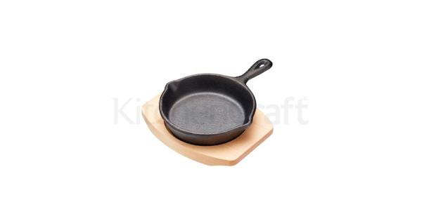 Sartén de hierro fundido con base 20 cm Kitchen Craft