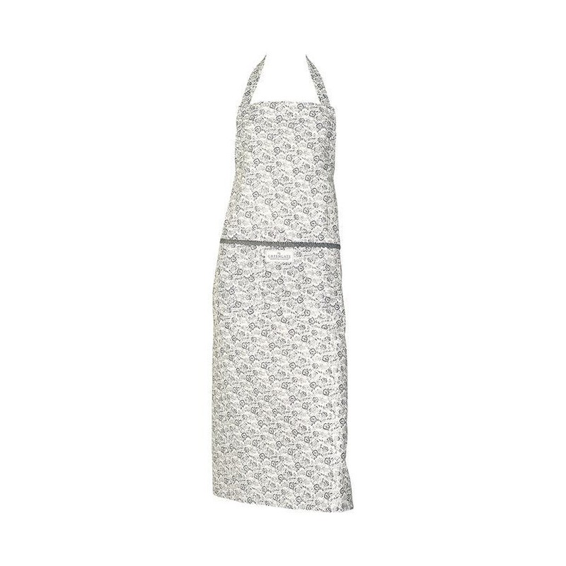 Delantal de tela Luise gris Green Gate