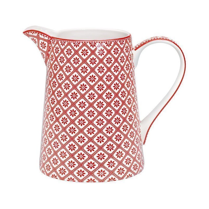 Lechera de cerámica 1L  Bianca Red Green Gate
