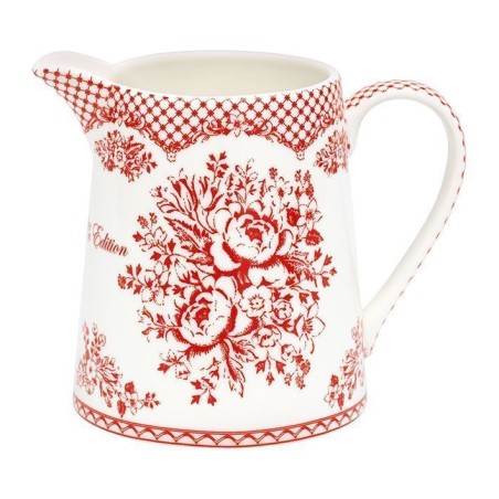 Lechera de cerámica 500 ml Stephanie Red Green Gate