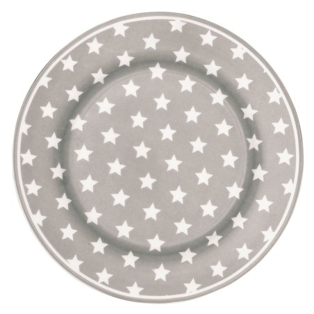 Plato de cerámica 20 cm Star Warm Grey  Green Gate