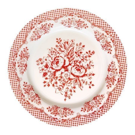 Plato de cerámica 20 cm Stephanie Red Green Gate