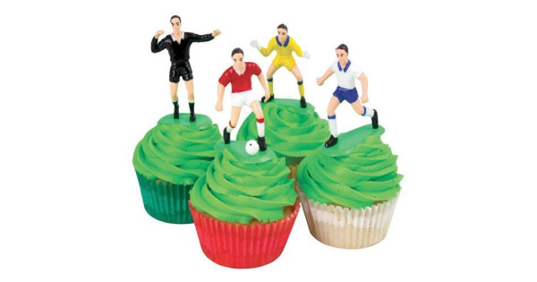 Set de cumpleaños: Fútbol jugadores y porterías PME