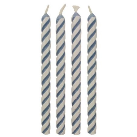 Velas rayas azules PME