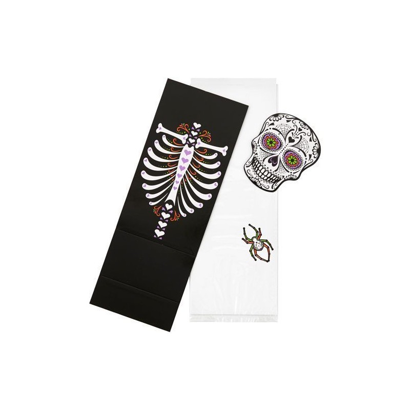 Pack de 15 bolsas para dulces Calavera mexicana Halloween Wilton [CLONE] [CLONE]