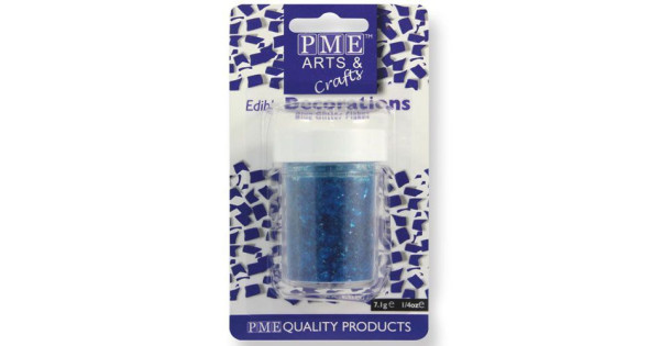 Escamas de purpurina azul PME