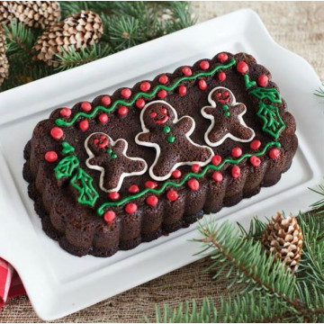 Molde Gingerbread Family loaf Nordic Ware