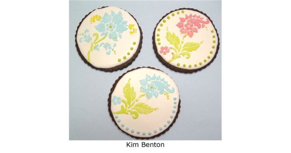 Stencils Flores Cupcakes / Cookies