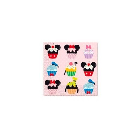 Servilleta de papel Mickey Cupcake