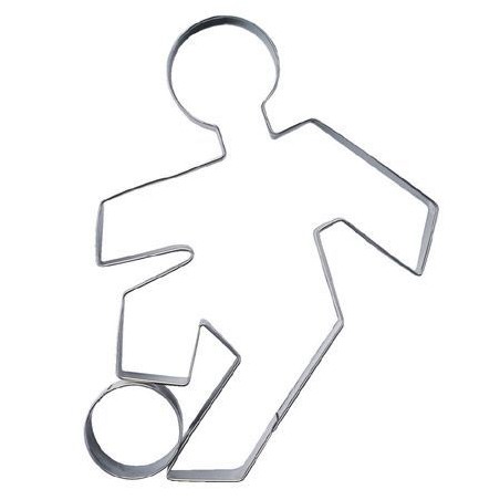Cortante galletas jugador fútbol Stadter