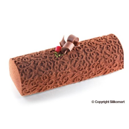Plancha de silicona texturizadora Arabesco Silikomart Professional