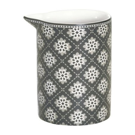 Lechera de cerámica 330 ml sin asa Oona Dark Grey Green Gate