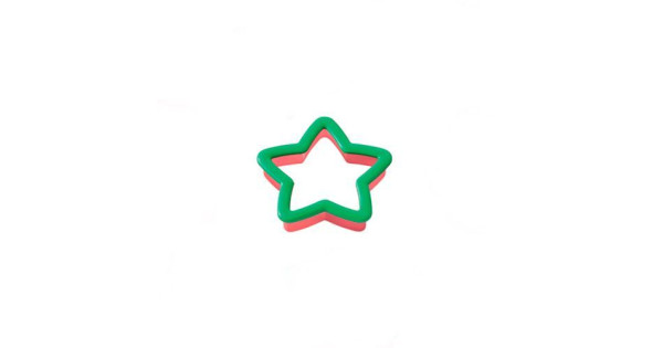 Cortante de galleta Estrella verde Wilton