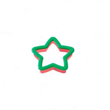 Cortante de galleta Estrella verde Wilton