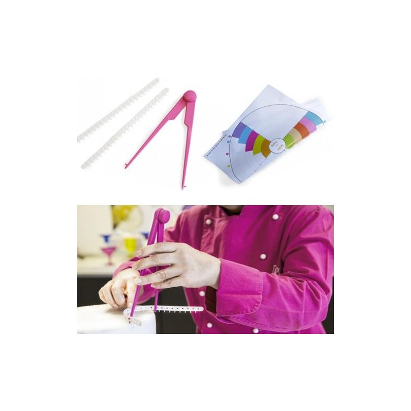 Kit de decoración: Compás, guirnalda y plancha Decora