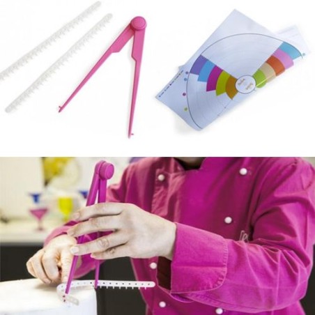 Kit de decoración: Compás, guirnalda y plancha Decora