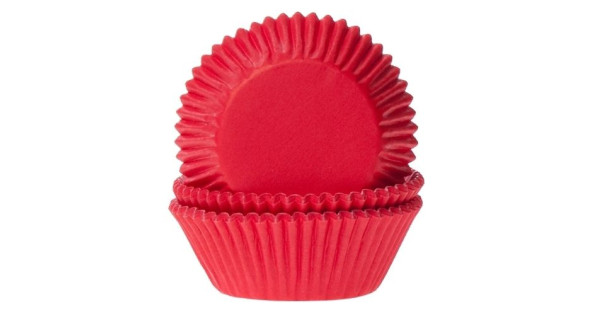 Cápsulas mini cupcakes Rojo Red Velvet House of Marie