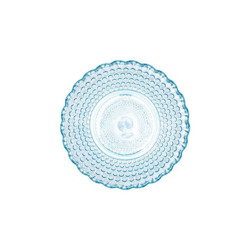 Plato de cristal 11 cm Abelone Blue Green Gate