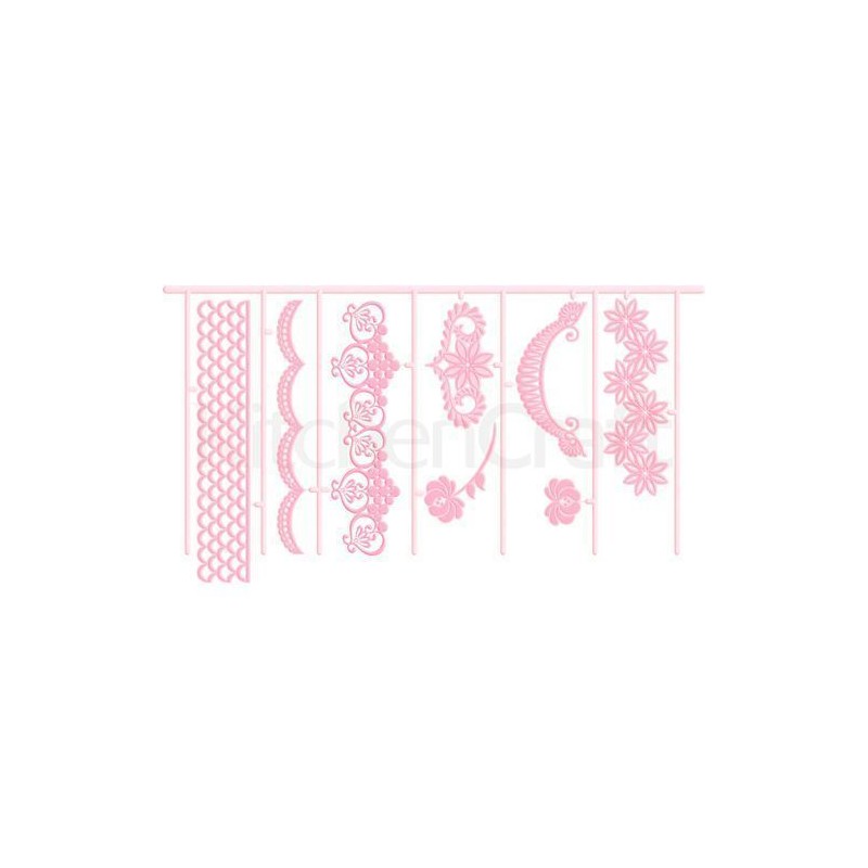 Sello Marcador Patchwork Flores y Guirnaldas 2 Sweetly Does It