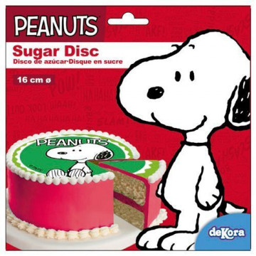 Papel de azúcar 16 cm Snoopy