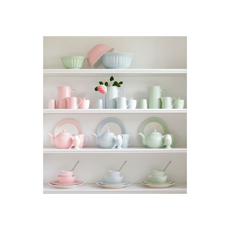 Plato de cerámica Alice Pale Pink Green Gate
