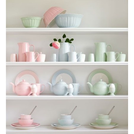 Plato de cerámica Alice Pale Pink Green Gate [CLONE]