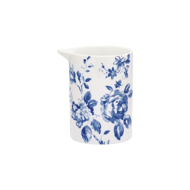 Lechera de cerámica 500 ml sin asa Amanda Indigo Green Gate