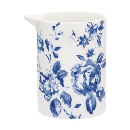 Lechera de cerámica 500 ml sin asa Amanda Indigo Green Gate
