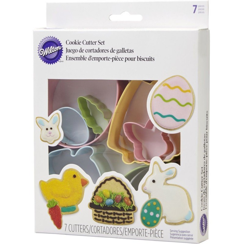 Pack 7 cortantes varios de Pascua Wilton