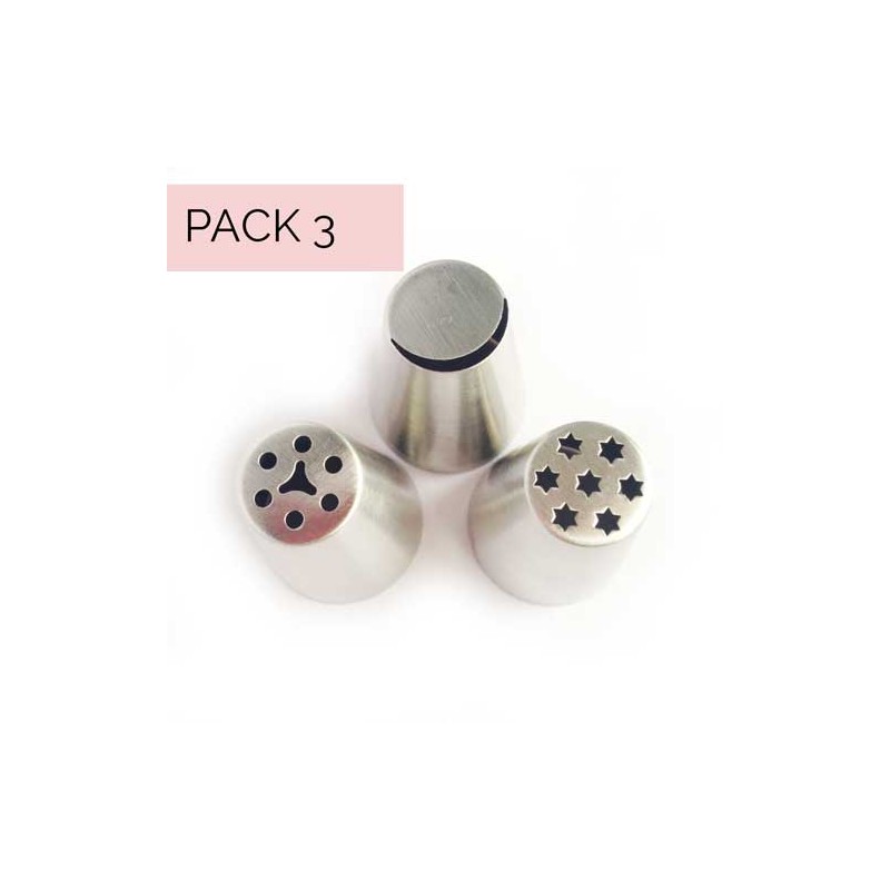 Pack de 2 boquillas rusas: Rosa completa [CLONE] [CLONE]