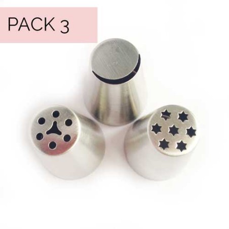 Pack de 2 boquillas rusas: Rosa completa [CLONE] [CLONE]