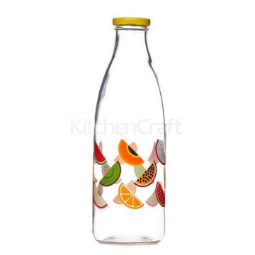 Botella de cristal tipo lechera letras Kitchen Craft [CLONE] [CLONE]