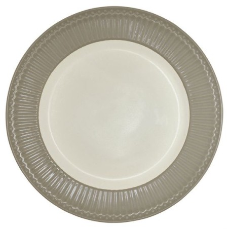 Plato de cerámica Alice Dark Grey Green Gate