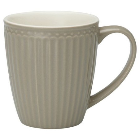 Taza con asa Alice Warm Grey Green Gate