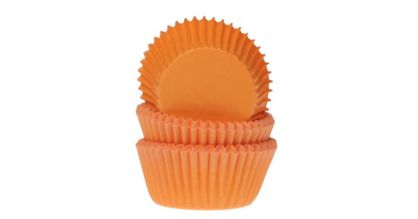 Cápsulas de Mini Cupcakes Naranja (60) House of Marie