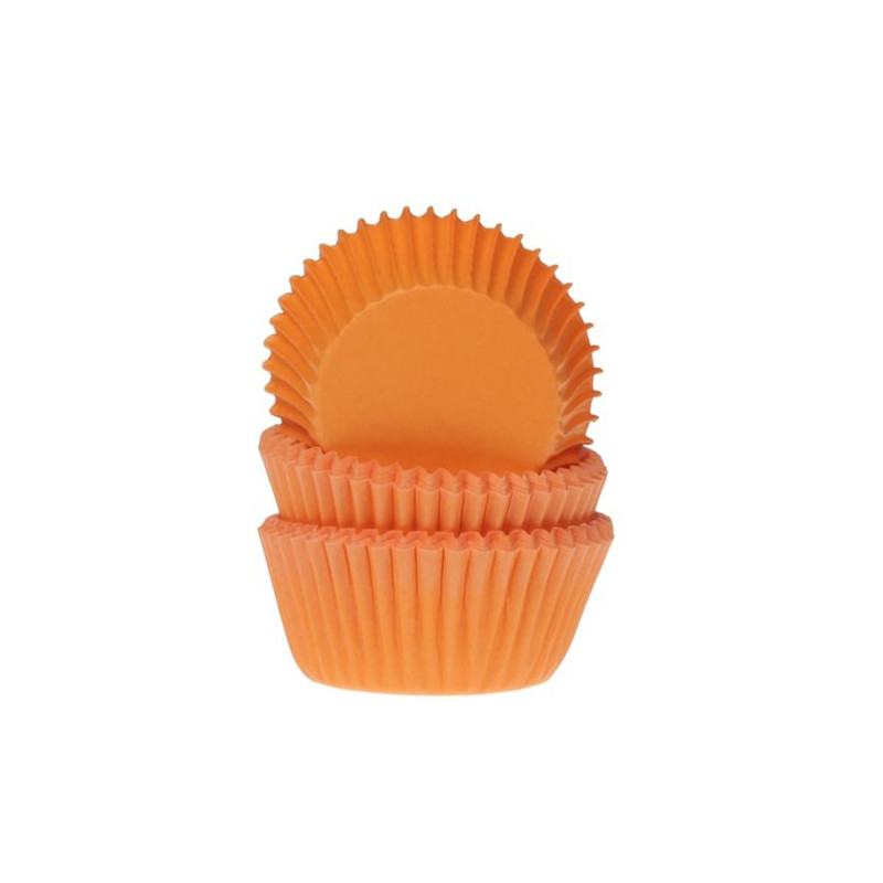 Capsulas mini cupcakes Naranja House of Marie