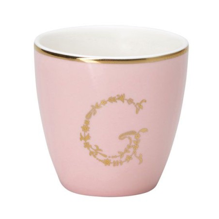 Taza mini G Pink Gold Green Gate