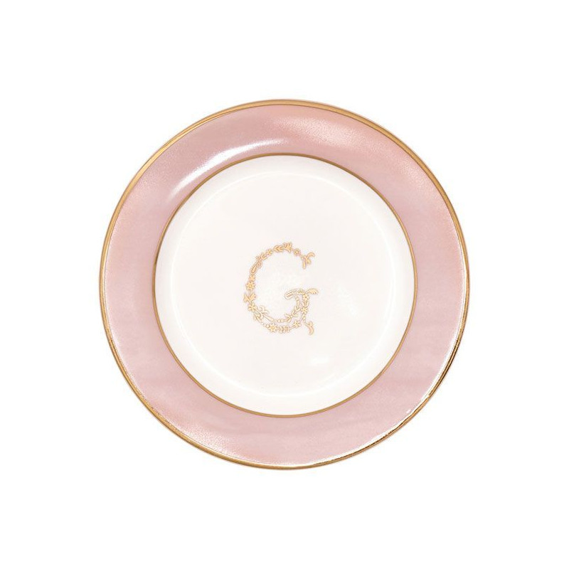 Plato de cerámica de 15 cm G pink Green Gate