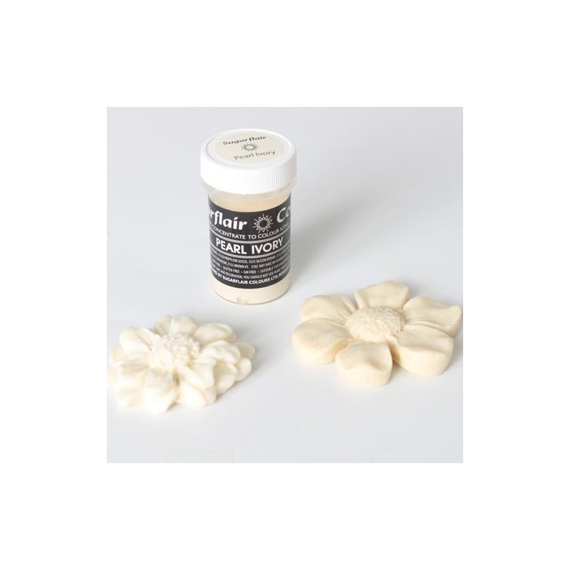 Colorante en pasta Pearl Ivory Perla Sugarflair