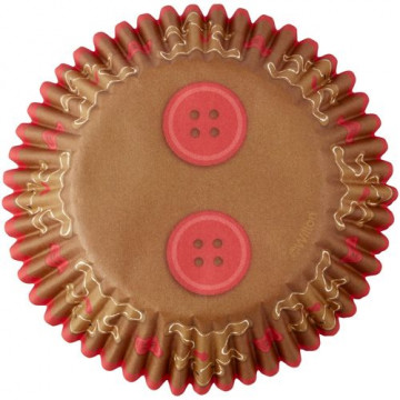 Cápsulas de Cupcakes Muñeco de Jengibre (50) Wilton