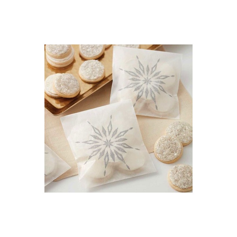Pack de 15 bolsas sobre de papel Copo de Nieve Wilton