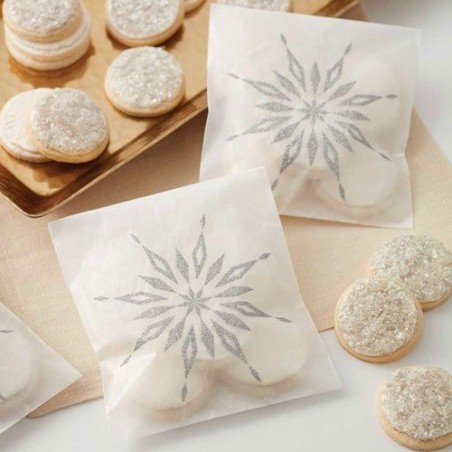 Pack de 15 bolsas sobre de papel Copo de Nieve Wilton